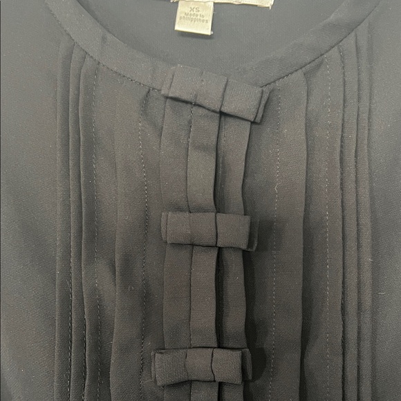 LC Lauren Conrad Black Sleeveless Blouse - Picture 3 of 4